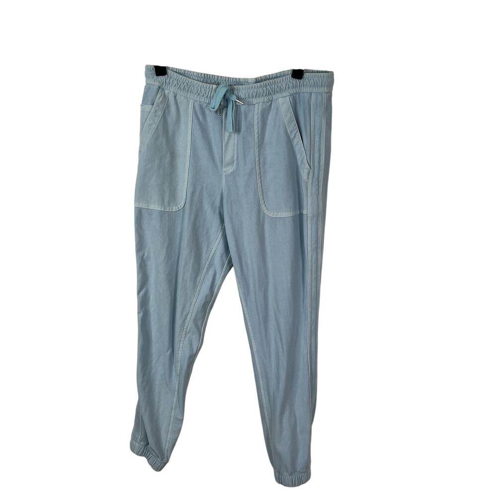 Athleta Farallon Organic Lightweight Stretch Cotton Jogger Grotto Blue Size 8